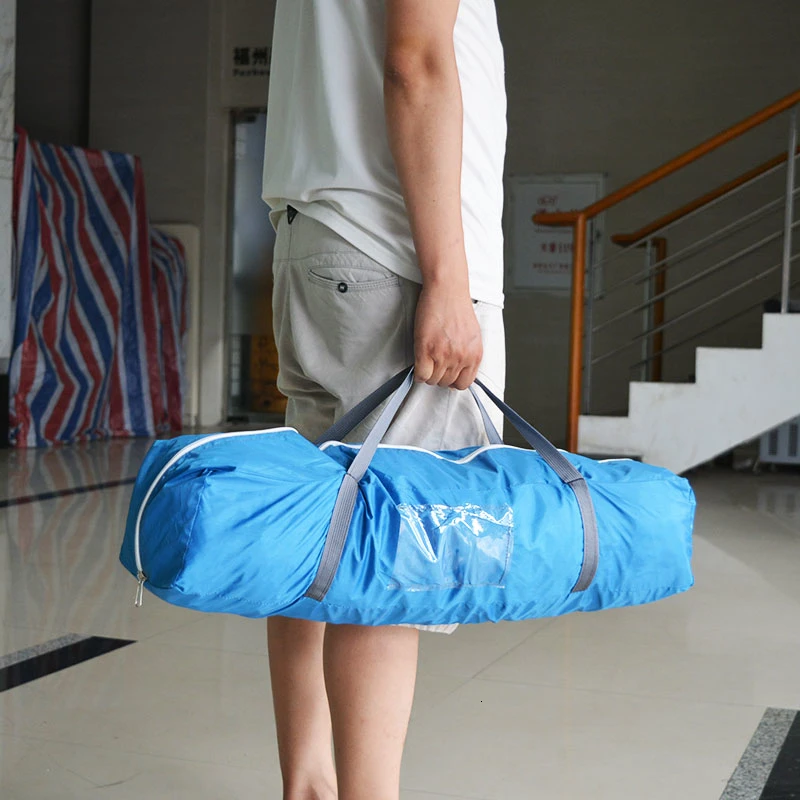 3-4 Person Large Double Layer Tent for Outdoor Camping Hiking Hunting Fishing Travel Picnic Tourist Emergency Tent 320x210x145cm (2)