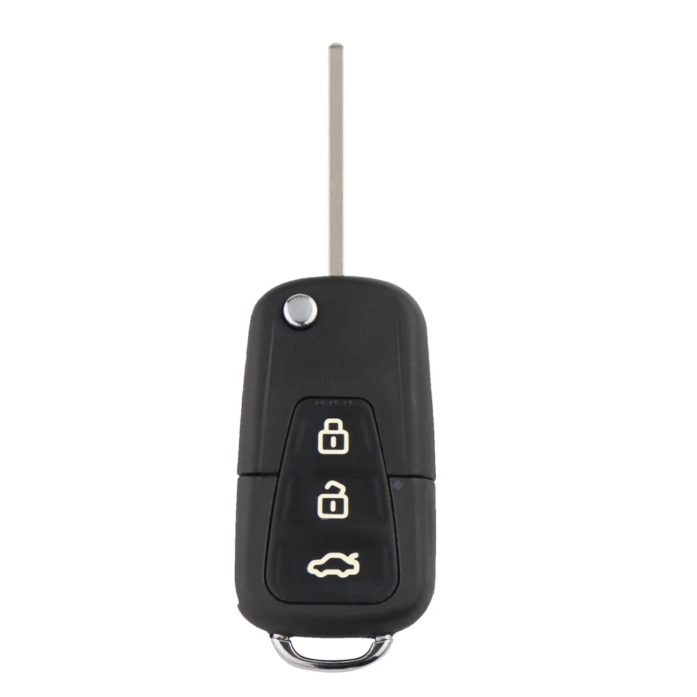 3 Buttons Flip Folding Car Remote Key LIFAN Key Shell Car Key Case For Lifan X60 X50 Replacement Fob Uncut Blade Case Cover Hold 4Pcs