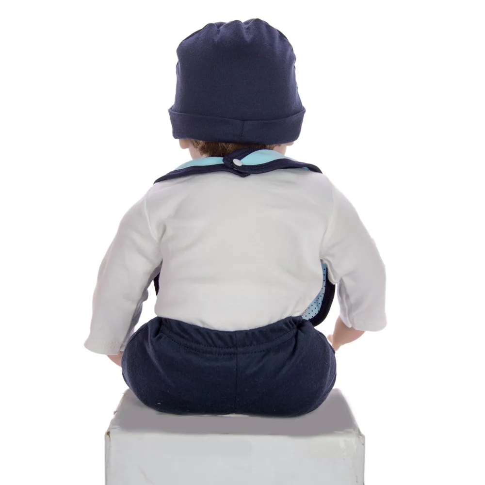 Boneca reborn baby menino настоящая кукла 2" 60 см DIY Dressup силиконовая виниловая кукла для мальчика Детский подарок