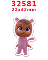 PR32581 30 шт мультяшный персонаж плоское украшение из смолы PR 32581 - Цвет: PR32581