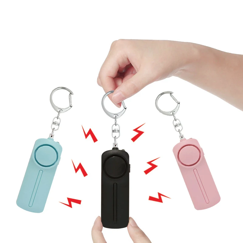 Minialarma Personal de autodefensa, alarma de seguridad de emergencia, sonido de alarma de 130dB