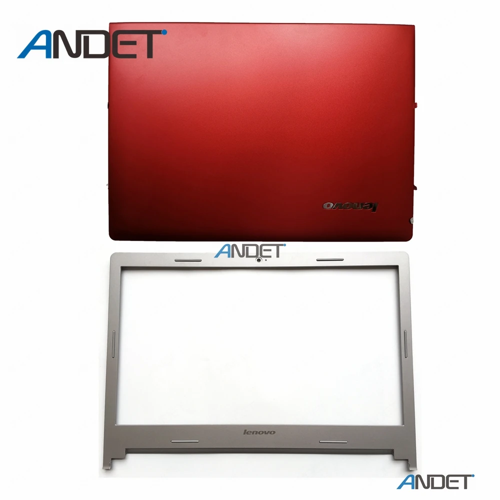 Для lenovo IdeaPad S400 S405 S410 S415 S435 S400u S40-70 M40-35 ЖК задняя крышка+ передняя рамка чехол без прикосновения - Цвет: Red Silver