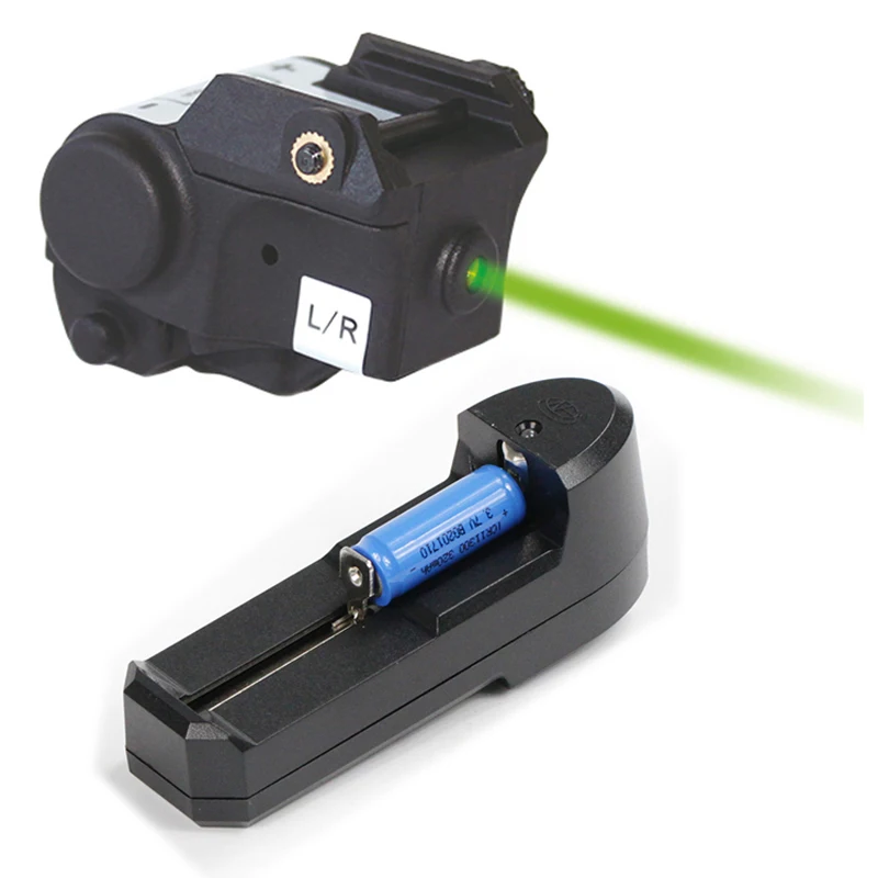 Перевозка груза падения Laserspeed Мини ИК Лазерный Прицел FRN PA66 Пистолет Walther P22 Зеленый Лазерный Прицел Тактический Прицел - Цвет: green with charger