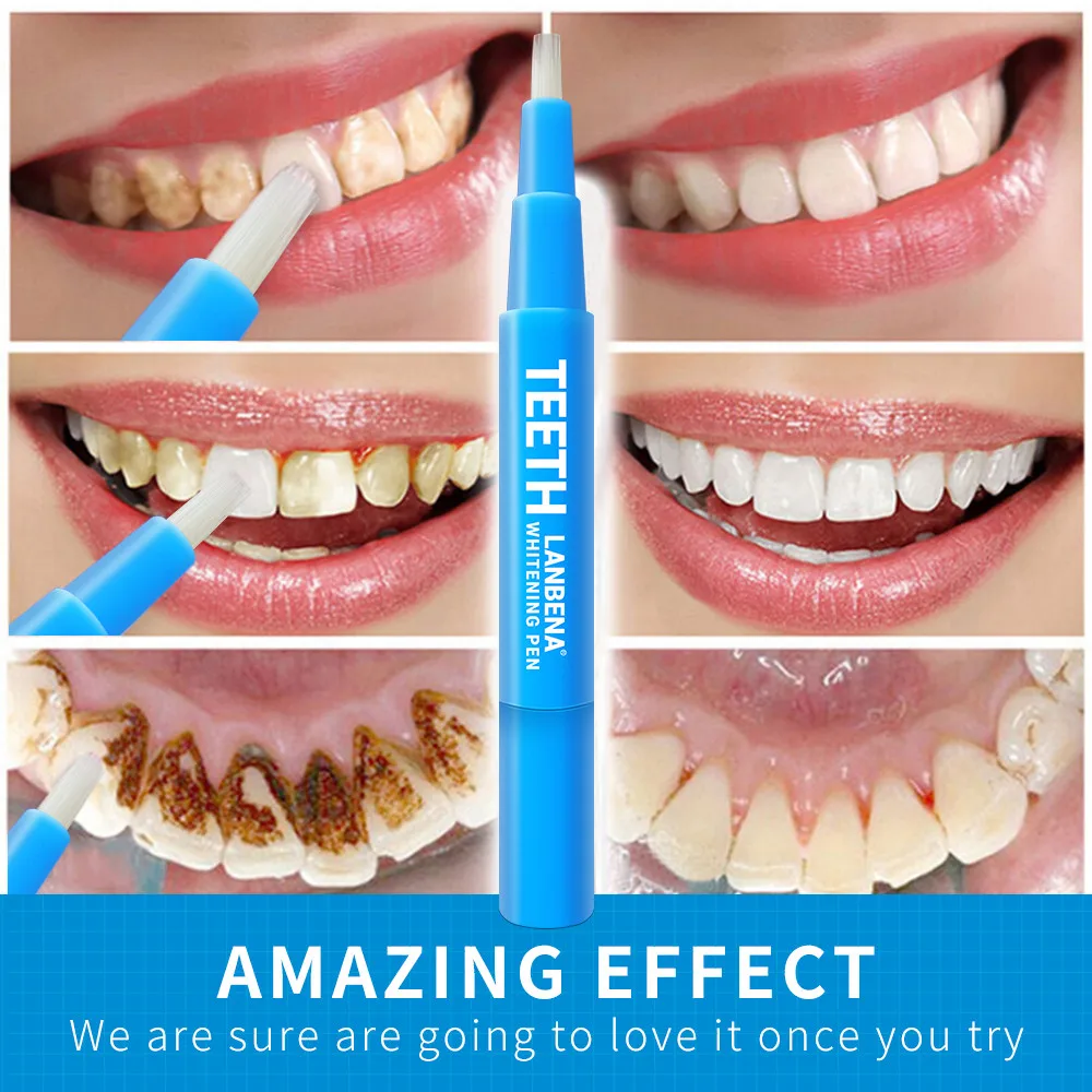 LANBENA Teeth Whitening Pen Cleaning Serum Removes Plaque Stains Dental Tools Oral Hygiene Tooth Gel Whitenning 5