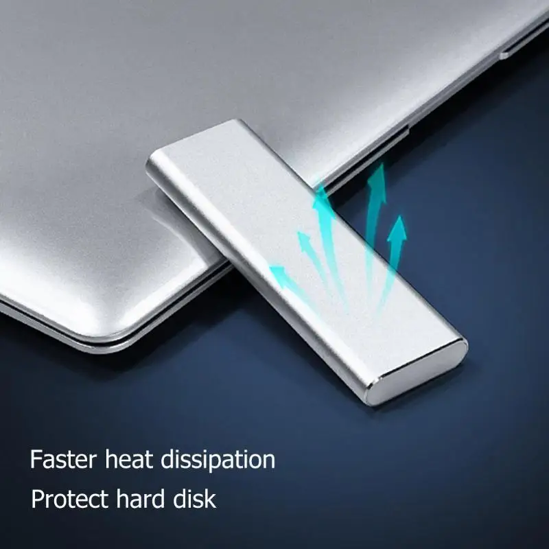 10 Гбит/с M.2 NVME к USB 3,1 Gen2 SSD Внешний корпус алюминиевый M-Key к type C мобильный чехол для твердотельного накопителя с 2 кабелями