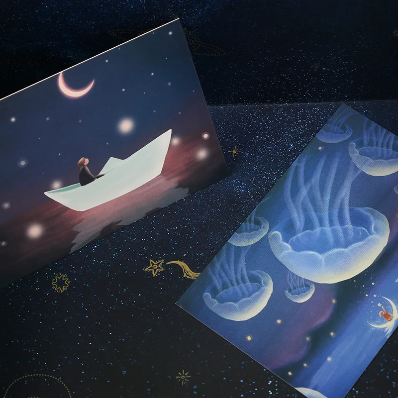 Art Postcards 30 Sheets/Set Creative Fantasy and Dream Postcard