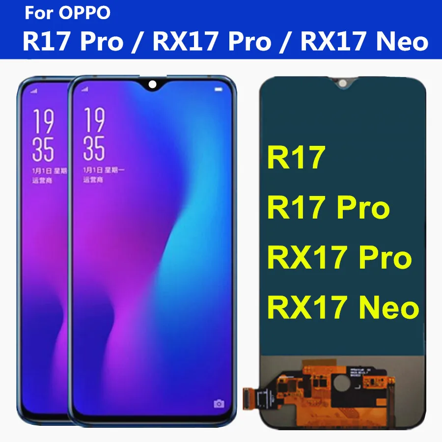 TFT ЖК экран 6 4 дюйма для OPPO RX17 Neo дисплей сенсорная панель дигитайзер в сборе R17 Pro