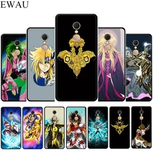 EWAU Cartoon Saint Seiya Silicone phone case for Xiaomi Redmi 4A 4X 5 5A 5Plus 6 6A 7A 6pro 7 S2 GO K20 Pro