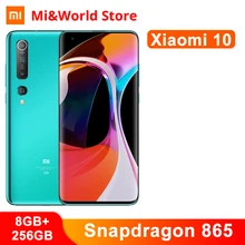 Новый Смартфон Xiaomi Mi 10 8 ГБ 256 5G 108MP четырехъядерный процессор