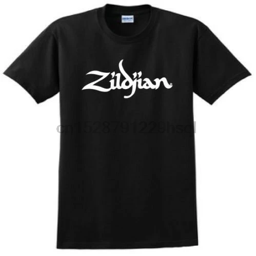 Модная футболка с логотипом Zildjian Cymbals изображением барабанов забавная жемчугом