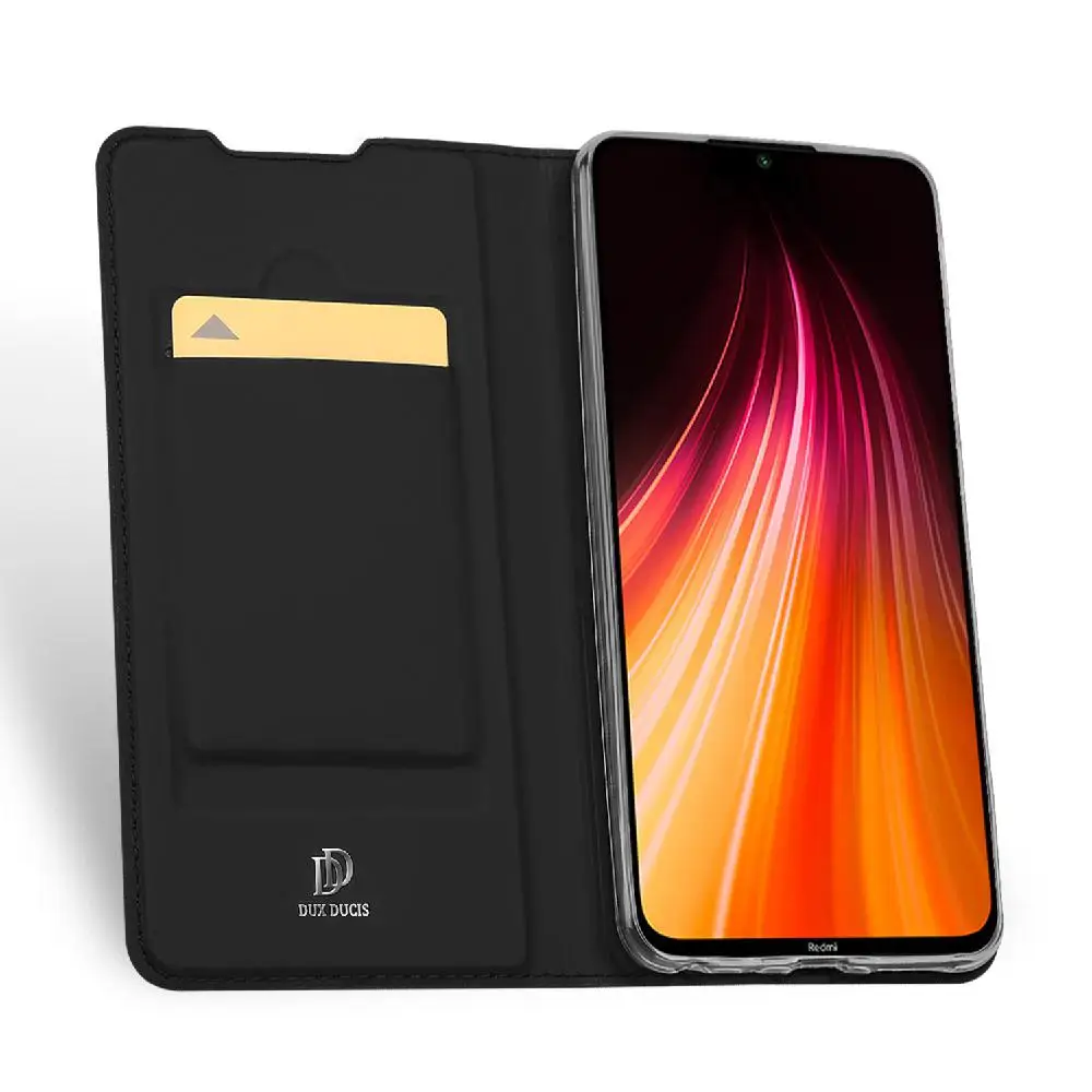 GloryStar для Redmi NOTE 8 чистый цвет кожаный защитный чехол для телефона чехол для мобильного телефона с отделением для карт кронштейн