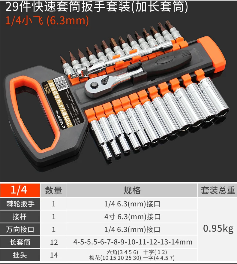 Набор торцевых гаечных ключей универсальный инструмент для ремонта автомобиля быстрая трещотка для обслуживания автомобиля многофункциональная комбинация