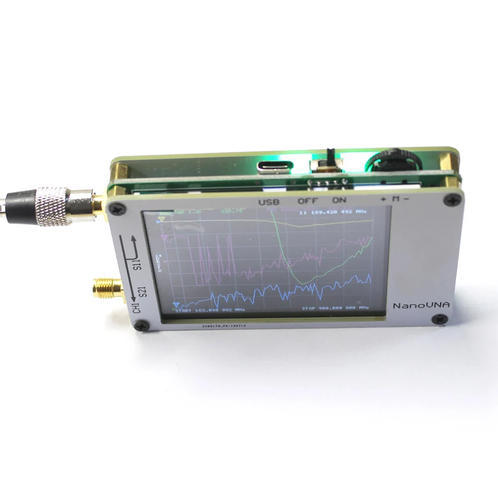 

Standing Wave 50KHz - 900MHz Touch Screen HF VHF Network Analyzer Professional Digital Display Antenna Shortwave Measuring MF