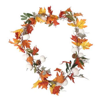 

1pc Beautiful Delicate Exquisite Attractive Charming Wall Rattan Wall Hanging Ornament Pumpkin Rattan for Home Inside Indoor