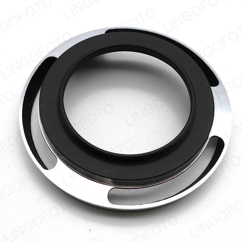 

Silver Metal 40.5mm Curved Vented Lens Hood/Sony A6500 16-50 Nikon 1 Short without shadow LC4113a