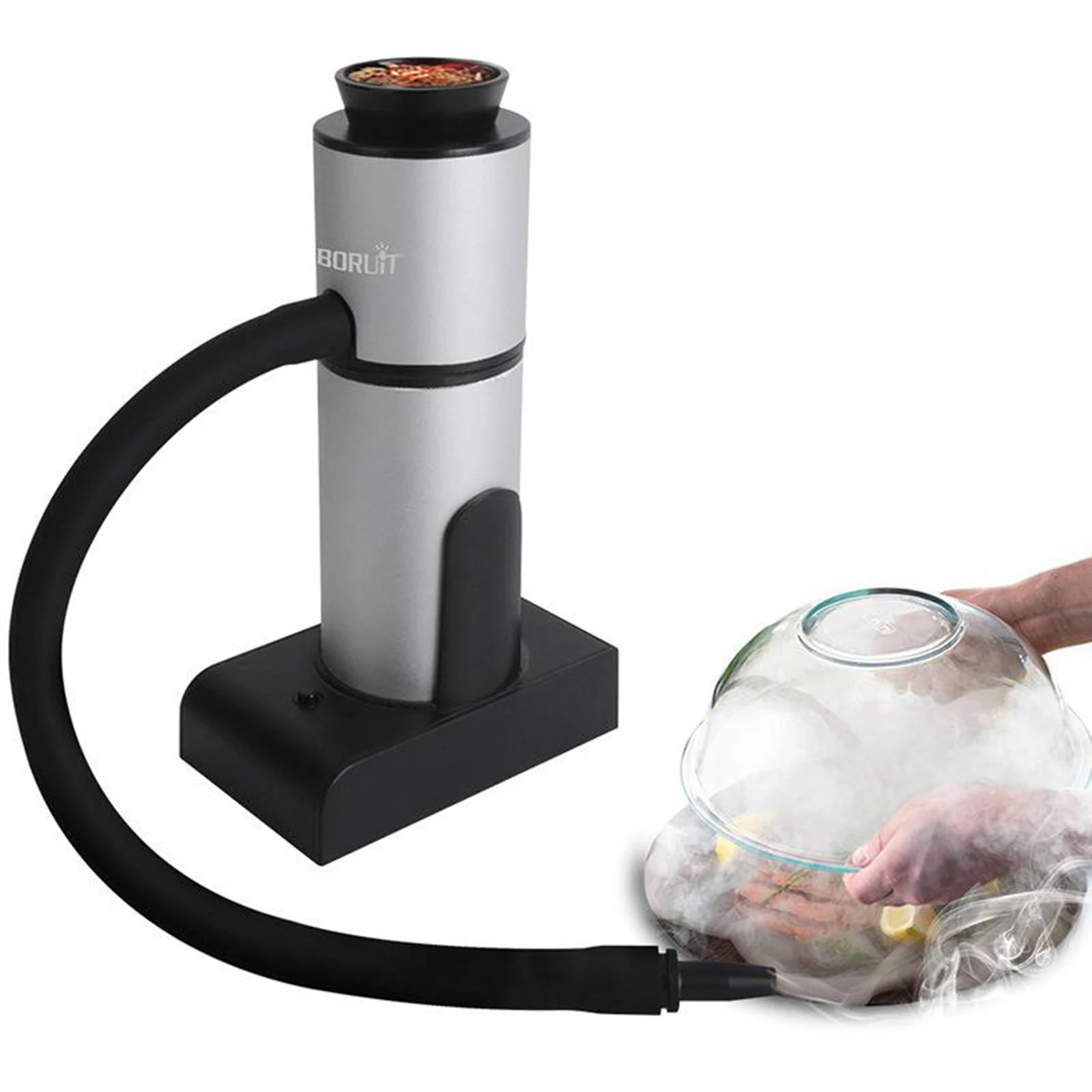 Smoking Gun Wood Chips Smoke Infuser Food Smoker Kit Home Kitchen Cooking