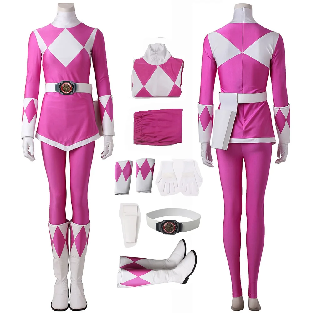 

Ptera Ranger Costume Power Rangers Pink Ranger Cosplay Mei Fashion Full Set