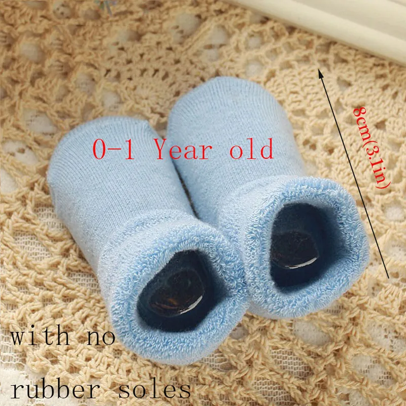 blue no rubber sole 0-3Y хлопковые носки для новорожденных; сезон весна-лето; носки для маленьких мальчиков и девочек; носки для малышей; нескользящие носки-тапочки для новорожденных - Цвет: blue no rubber sole