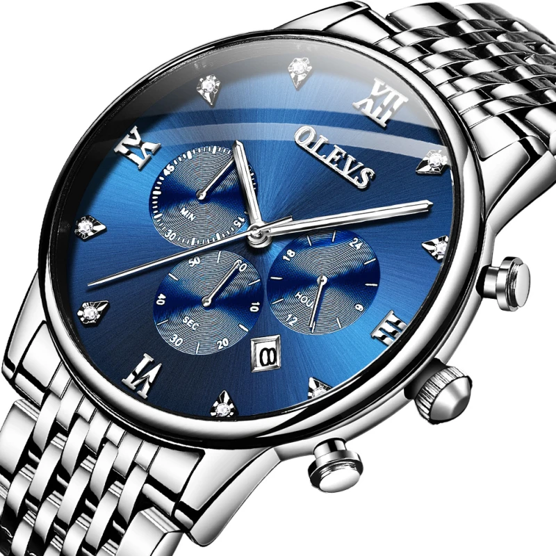 Quartz Watchs Multifunctional Watch Fashion Sports 30M Waterproof Men's 2868 | Наручные часы