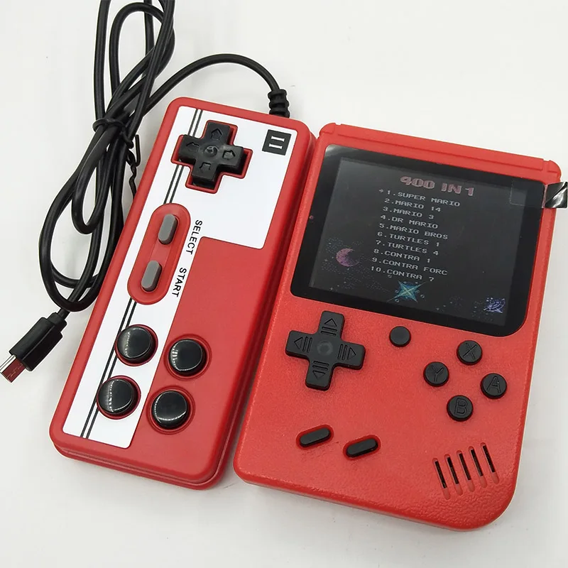 Retro Game Console Player 400 In 1 Games Mini Handheld Game Player Retro Video Console 8 Bit 3.0 Inch Box TV Console Gift Kids