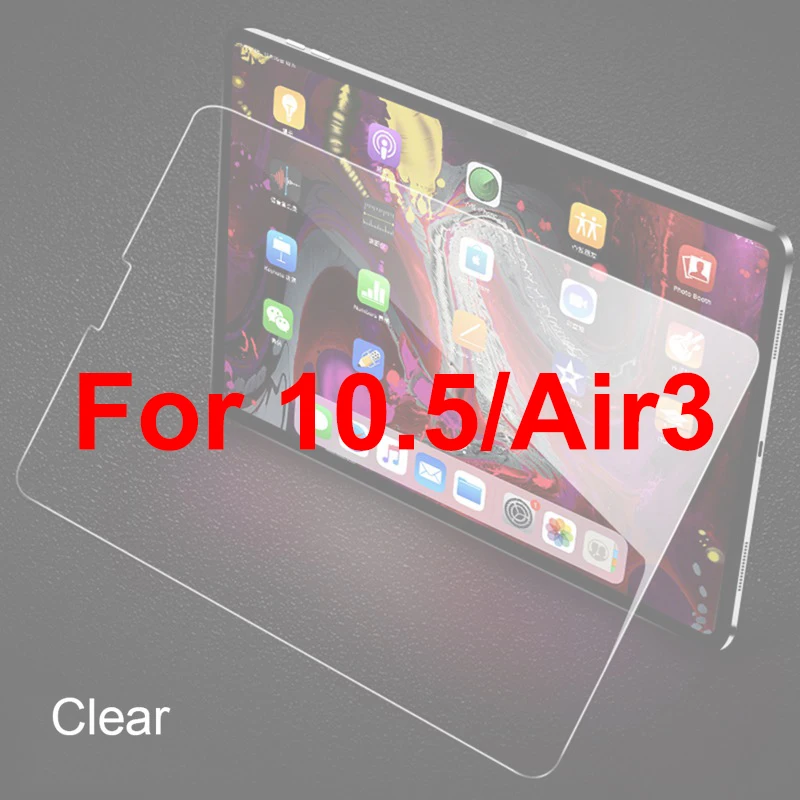 Защитная пленка для экрана для iPad Pro 12,9 из закаленного стекла Ультрапрозрачная 9H Защитная пленка для Apple iPad Pro 12,9 / стекло A1652 - Цвет: 10.5 Air 3