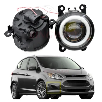 

2x LED Fog Light Angel Eye Daytime Running Light For Ford C-Max 2 MPV 2010-2015 For EcoSport 2013-2017 For Focus MK2/3 Fusion