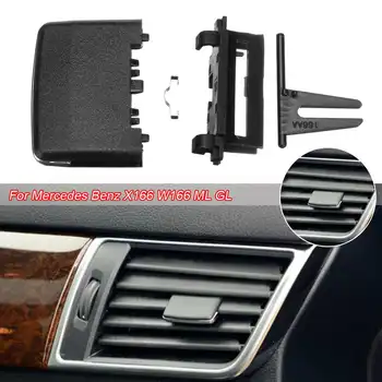 

Car Front Air Conditioning Vent A/C Air Vent Outlet Tab Clip Repair kit For Mercedes For Benz W166 X166 ML GL Black