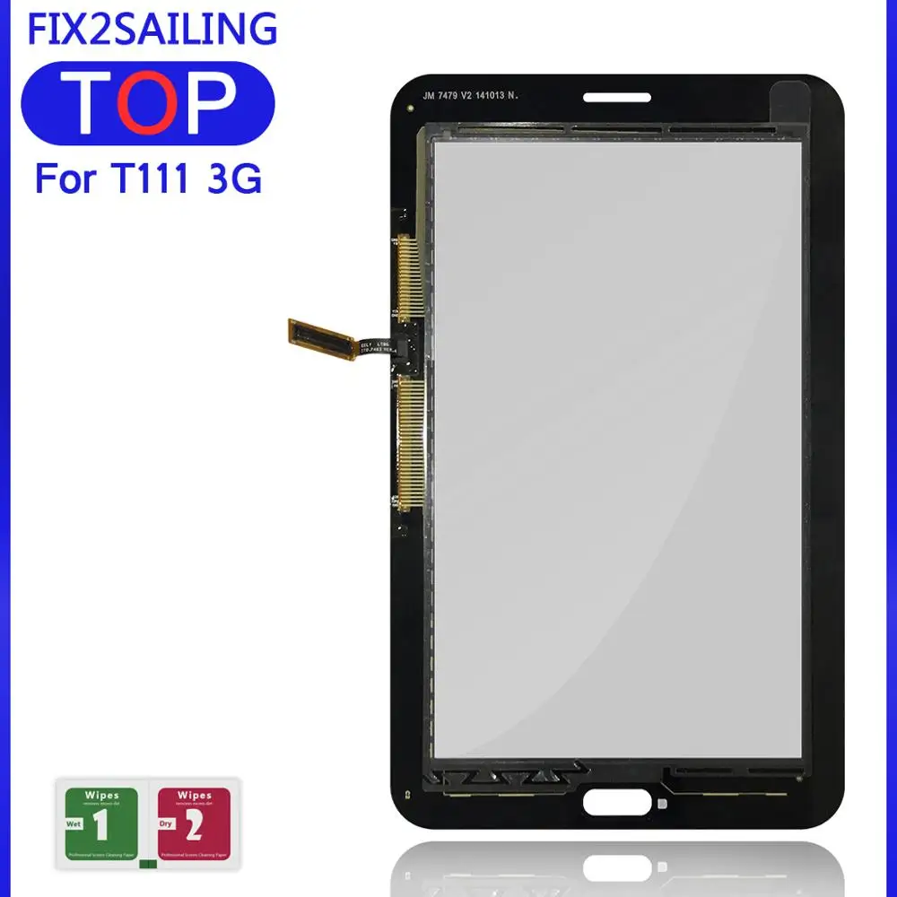 Для Samsung Galaxy Tab 3 SM-T110 SM-T111 SM-T113 SM-T116 Передний сенсорный экран дигитайзер Сенсорное стекло