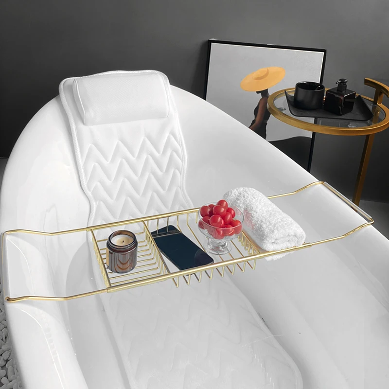 Full Body Bath Pillow, Upgraded Non-Slip Bath Cushion for Tub, Spa Bathtub Pillow Mattress for Head Neck Shoulder and Back Rest