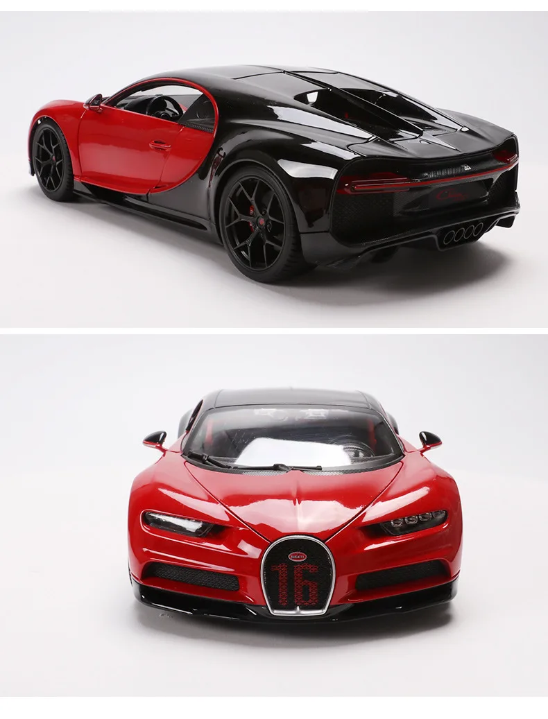 1:18 высокая имитация литая модель машины Модель Bugatti чугун спортивная версия автомобиля Модель по форме спортивного автомобиля модель подарок