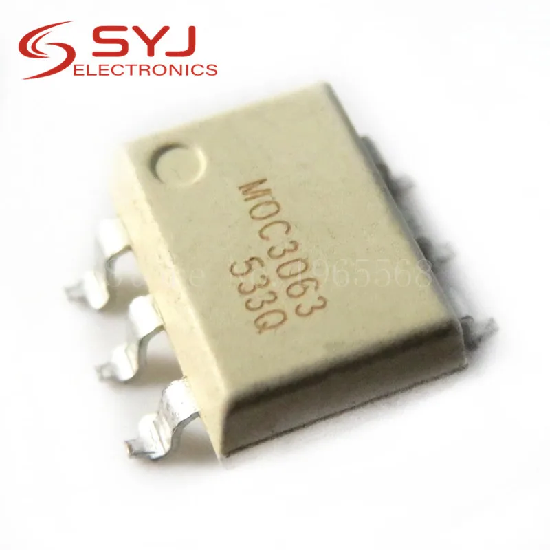 10pcs/lot MOC3063 MOC3063-M EL3063 SMD-6 Driver Output Optocoupler ICs In Stock | Электронные компоненты и
