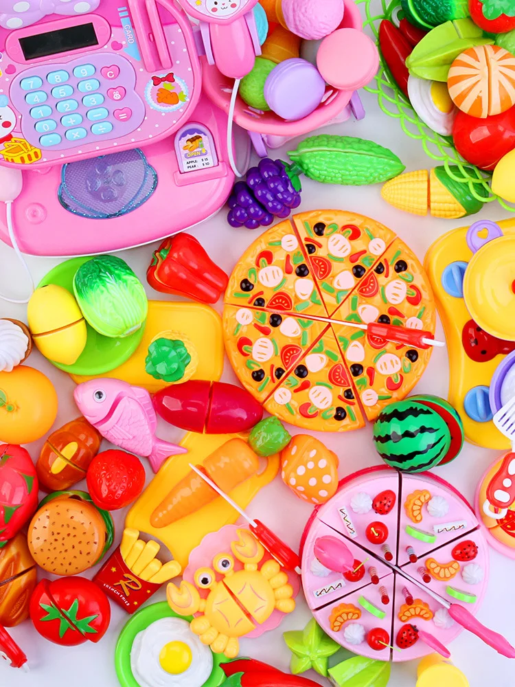 Children Can Cut Fruit& Vegetable Slicer Toy Baby Cutting up Vegetables Every Family GIRL'S Have Cake Set Boy