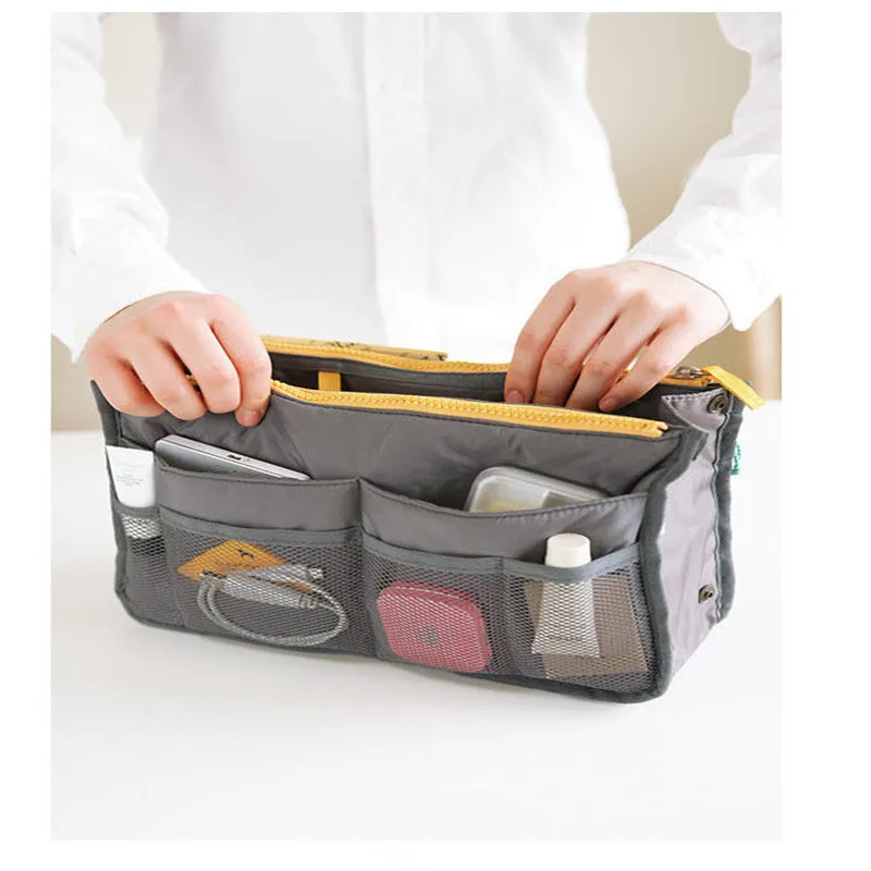 

1PCS Large Travel Toiletry Wash Cosmetic Bag Newest High Quality Portable Nylon Makeup Organizers For Women Female