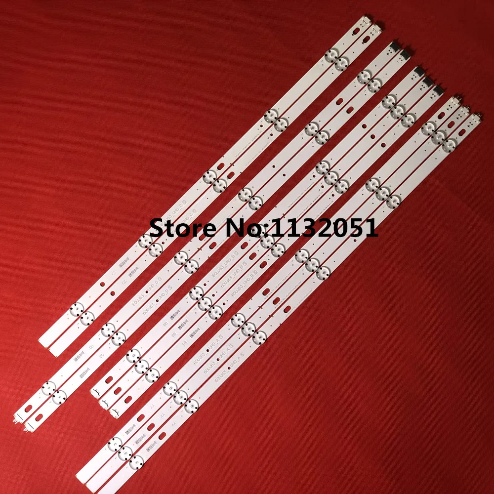 Led Strip Voor 60UJ6050 60UJ6100 60UJ6300 60UJ6307 60UJ6309 60UJ6350 60UJ6500 60UJ6519 60UJ6560 60UK6100 SSC_60UJ63_A B C D_11LED