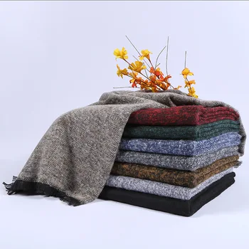 

New Arrival Unisex Solid Color Cashmere Scarf With Tassel Lady Long Soft Scarf High Quality Female Shawl And Wrap Women Scarf
