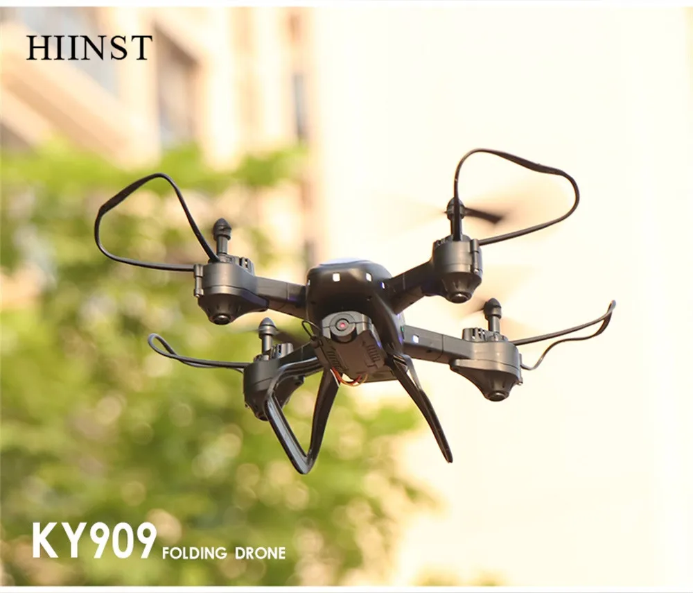 Hiinst 2,4G мини Радиоуправляемый Дрон 4K HD камера WiFi FPV индукционный складной Дрон Радиоуправляемый квадрокоптер длительный срок службы пульт дистанционного управления Радиоуправляемый вертолет