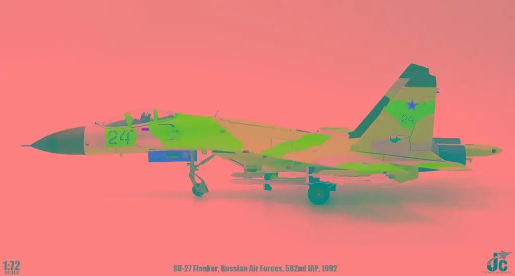 JC Крылья SU27UB su27fighter самолет ВВС России фото 1/72 литой самолет