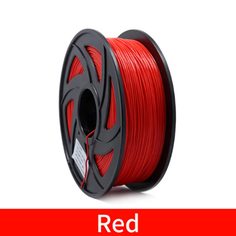 Red 1 кг 1,75 мм PLA Синтетическая нить печати красочные материалы для 3D-принтеры накаливания экструдер ручка Радуга Пластик аксессуары цвета красный, серый - Цвет: Red