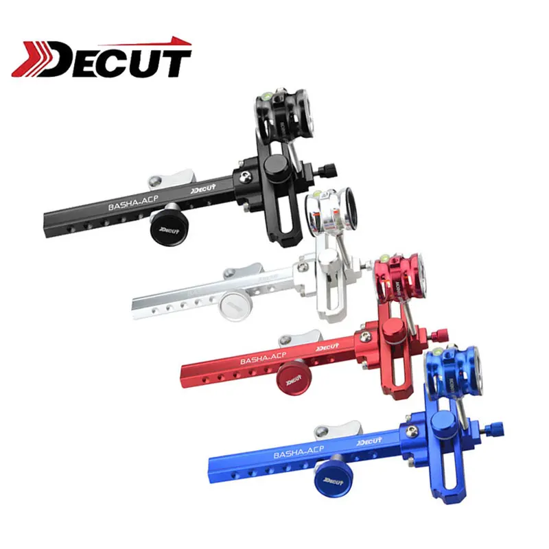 

1Set Archery Bow Sight Compound Bow Sight With 4x/6x/8x Lens Pin Visier Aluminum Alloy Compound Bow Hunting Shooting Accessories