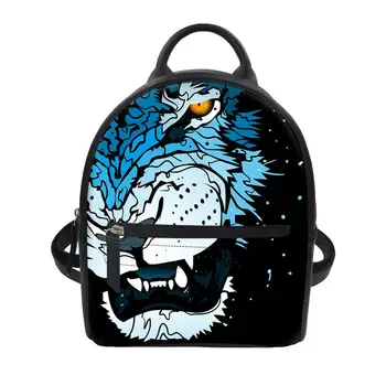 

Custom cool lion backpack teen boy girl student school bag children daily school bag shoulder bag