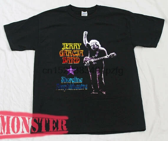 Футболка с надписью Grateful Dead Jerry Garcia Band 1990 VTG Reprint Sz S - XXL | Мужская одежда