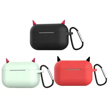 

Silicone Cover Protector Protective Case with Carabiner for Airpods Pro