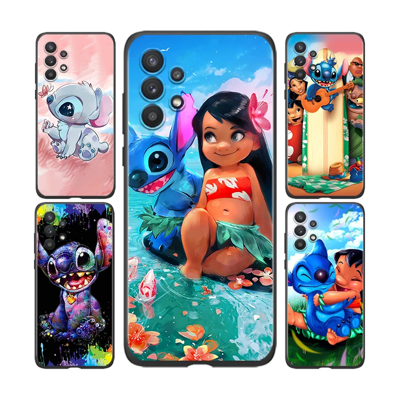 Милый мультяшный Стич для Samsung A91 A72 A71 A52 A51 A42 A41 A32 A31 A22 A21S A12 A11 A03 A02S A01 строительный