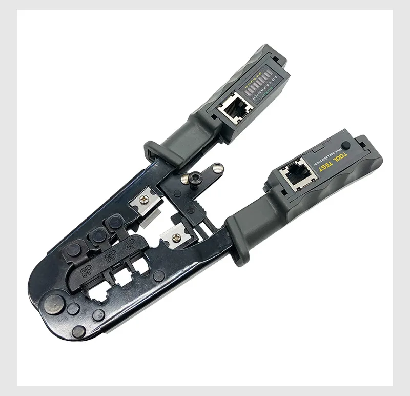 4в1 Многофункциональный сетевой обжимной инструмент Кабельный тестер RJ45 RJ11 RJ12 Хрустальный головной кабель сетевой режущие инструменты для зачистки