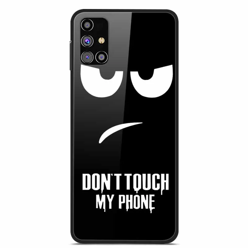 Luxury Tempered Glass Hard Back Cover for Samsung Galaxy - Premium Phone Case Shell