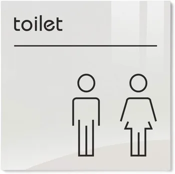 

Customized High Quality Frosted Acrylic TOILET BABY CHANGING MALE FAMALE Sign