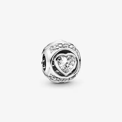 Женское Ювелирное Украшение Pandora 100% серебряные бусины 925 пробы браслет с