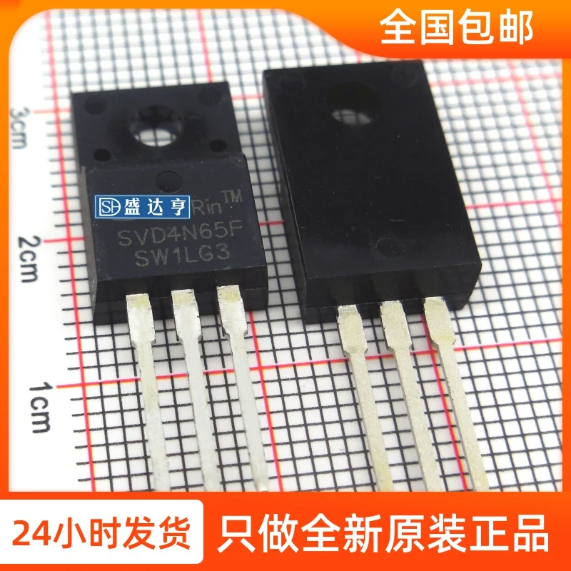 

10Pcs/Lot SVD4N65F 4A 650V TO220F DIP MOSFET Transistor NEW Original In Stock