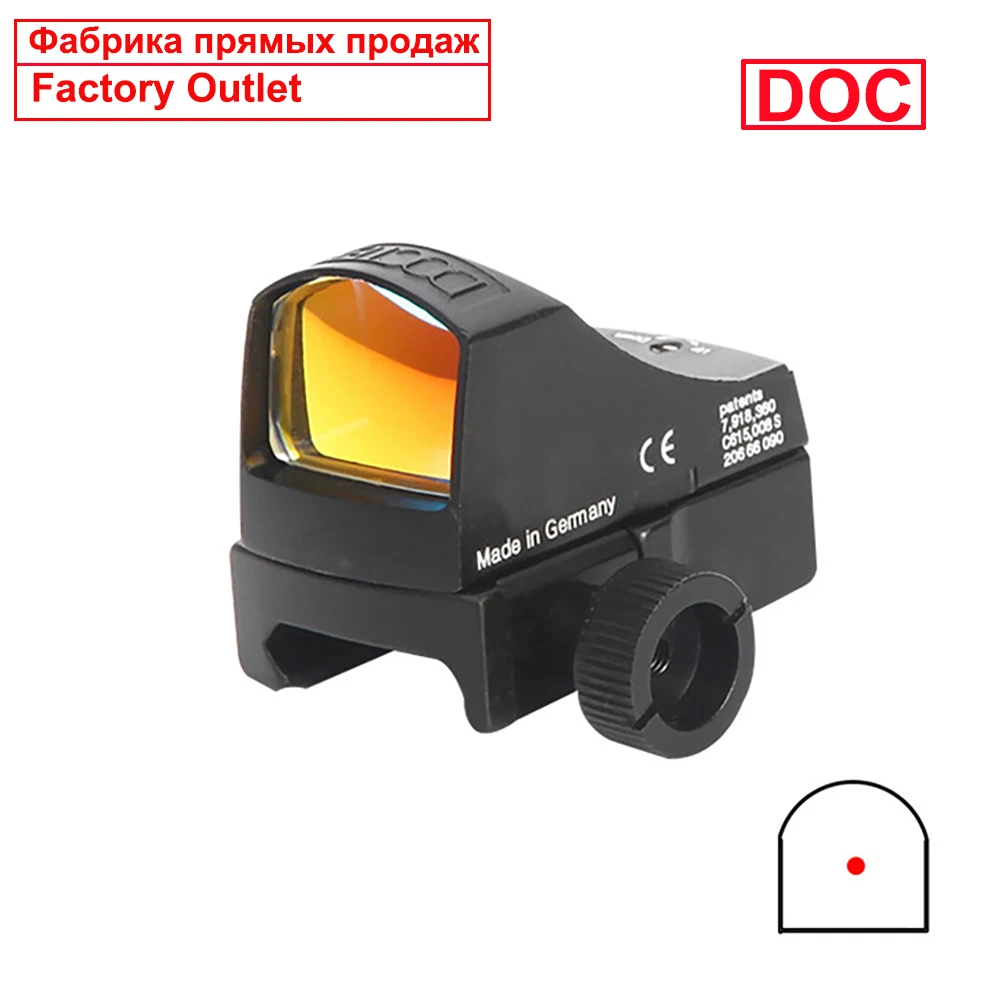 

DOC Red Dot Holographic Sight Scope Riflescope Micro Dot Reflex Tactical Optics Hunting Rifle Scopes For Air Gun