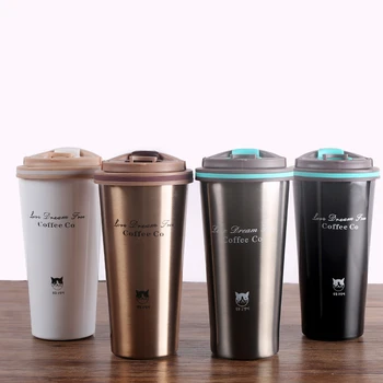 

Seal Stainless Steel Thermos Mug Coffee Lid Vacuum Flasks Cup Insulated Botella De Agua De Acero Inoxidable Bottle Mug EE7SB